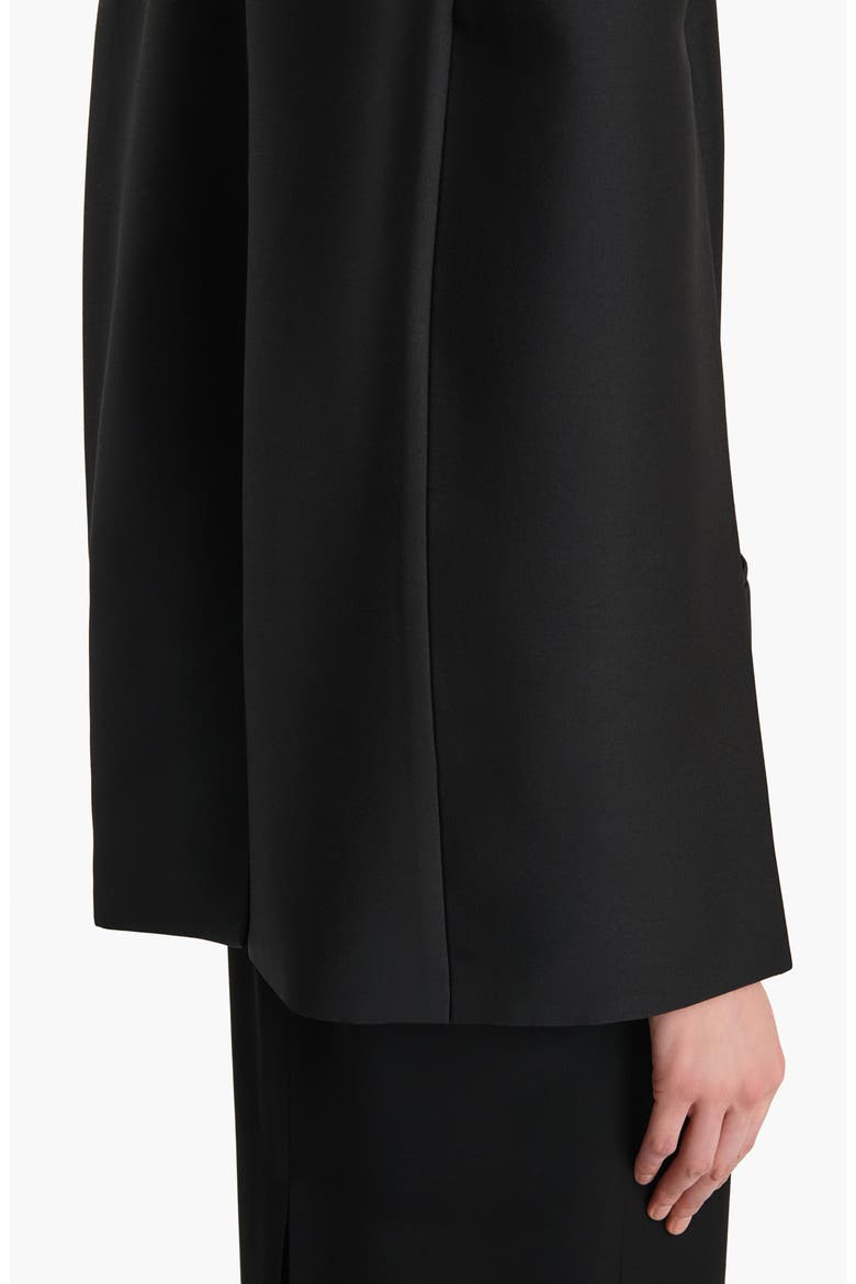 Dolso Wool & Silk Jacket, Alternate, color, BLACK