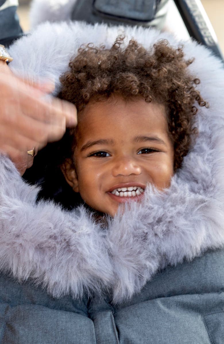 7 A.M. Enfant Blanket '212 evolution<sup>®</sup>' Extendable Stroller & Car Seat Footmuff with Faux Fur Trim, Alternate, color, 