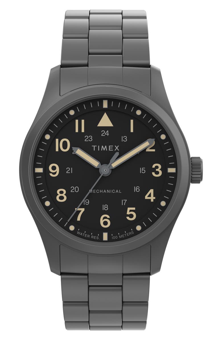 Timex<sup>®</sup> Expedition North Field Post Mechanical Bracelet Watch, 38mm, Main, color,