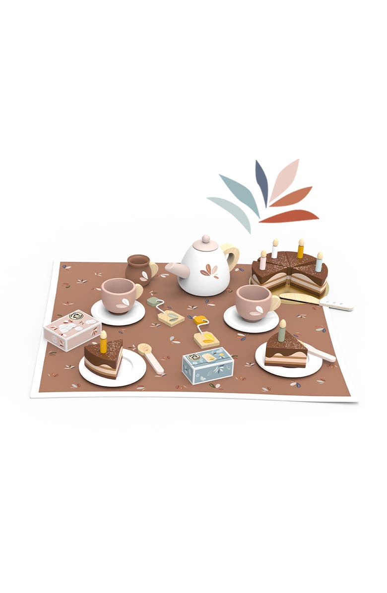 Speedy Monkey Birthday Tea Set, Main, color, Multi