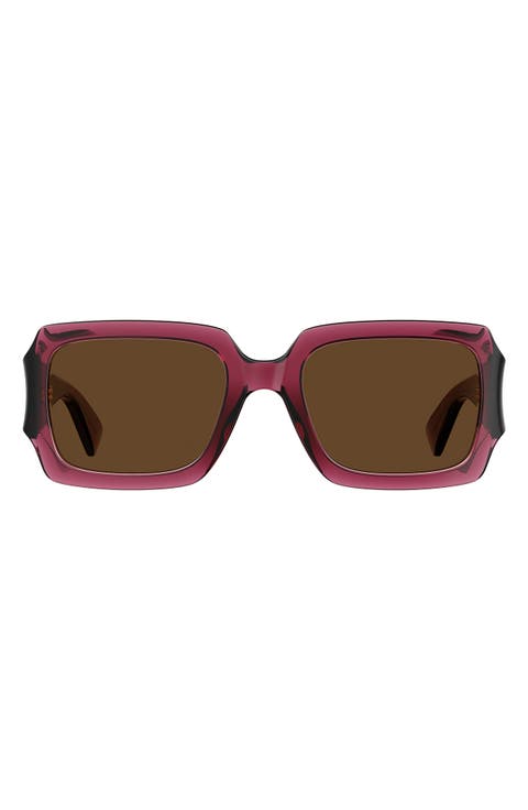 53mm Rectangular Sunglasses
