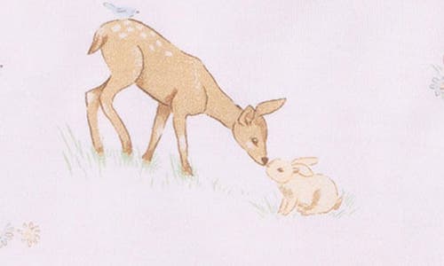 Angel Dear Little Fawn Zip Footie In Neutral
