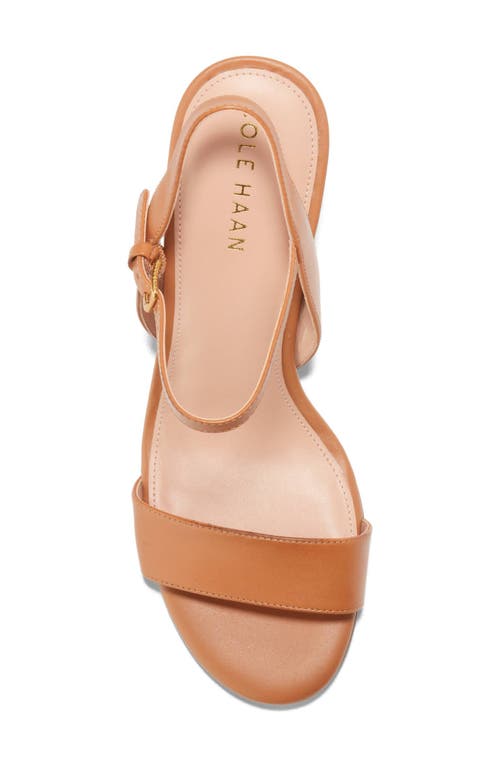 Cole Haan Josie Wedge Sandal In Pecan Leather