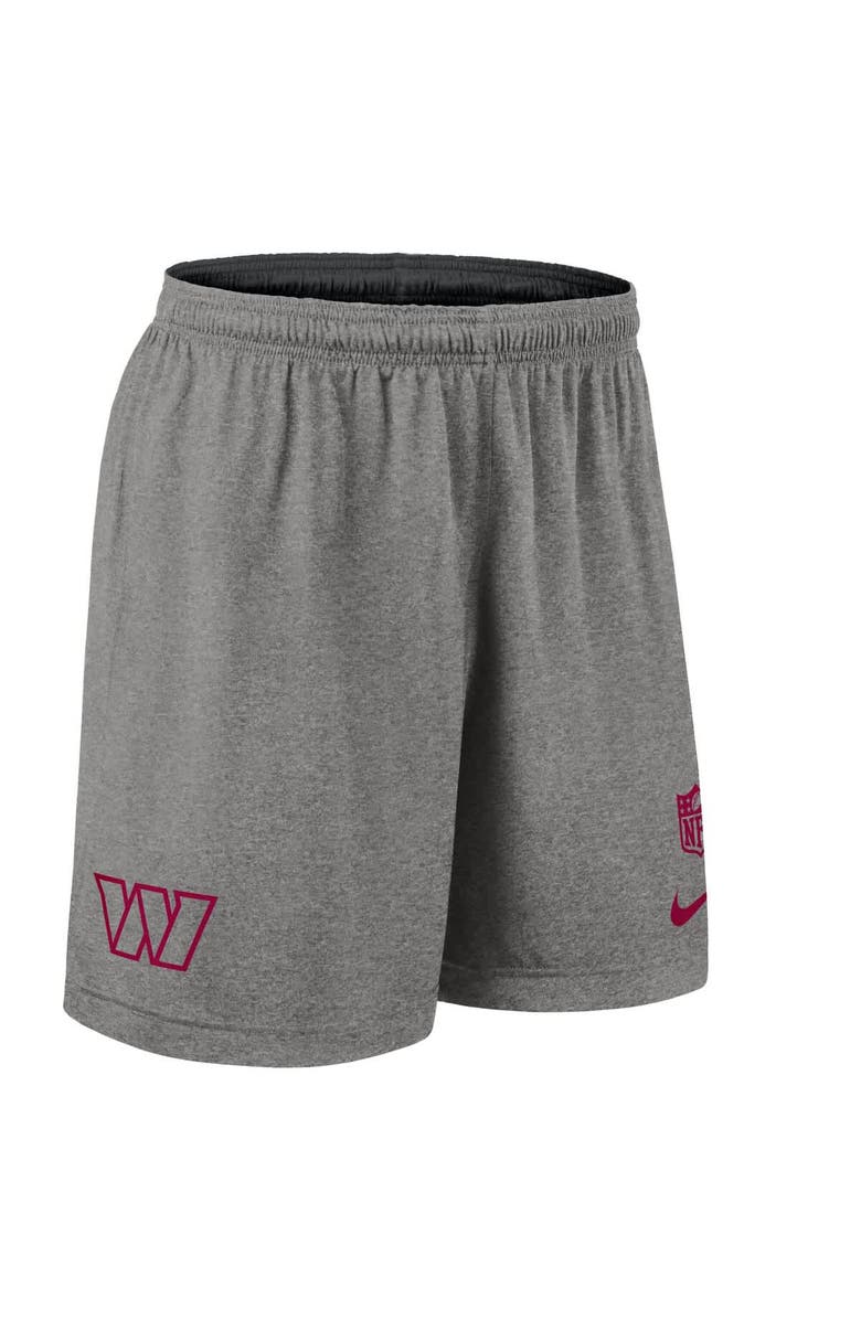 Nike Men's Nike Black Washington Commanders Sideline Reversible Performance Shorts, Alternate, color, Black
