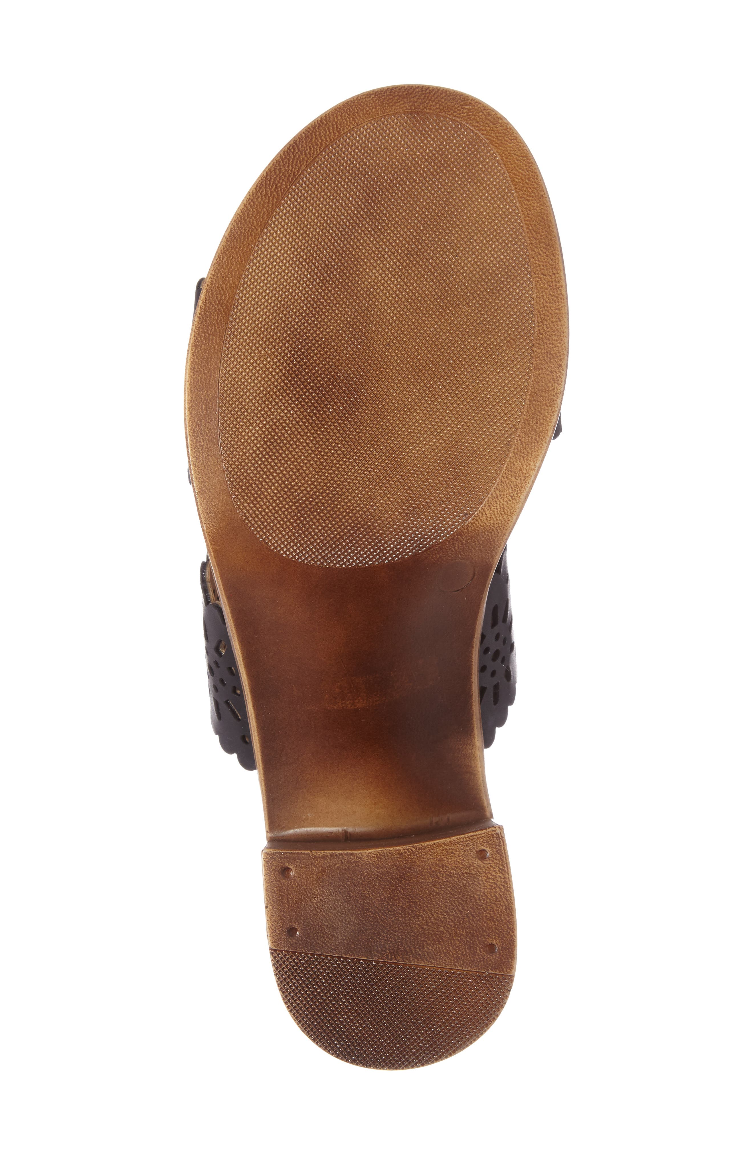 Susana Sandal, Alternate, color, BLACK FAUX PATENT