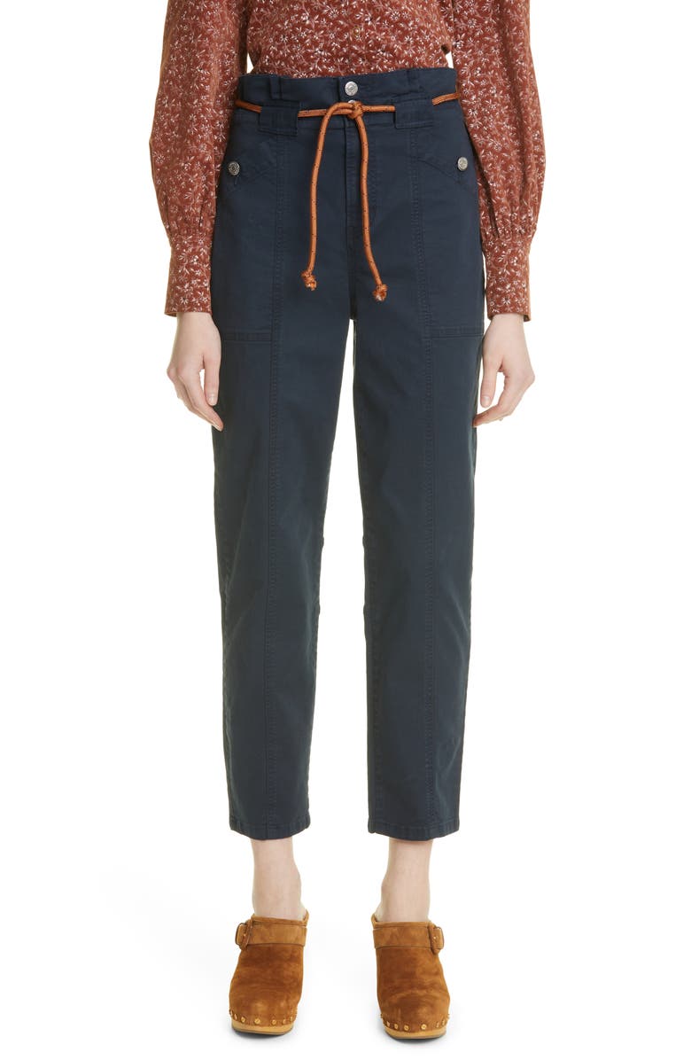 Veronica Beard Karter Crop Pants, Main, color,