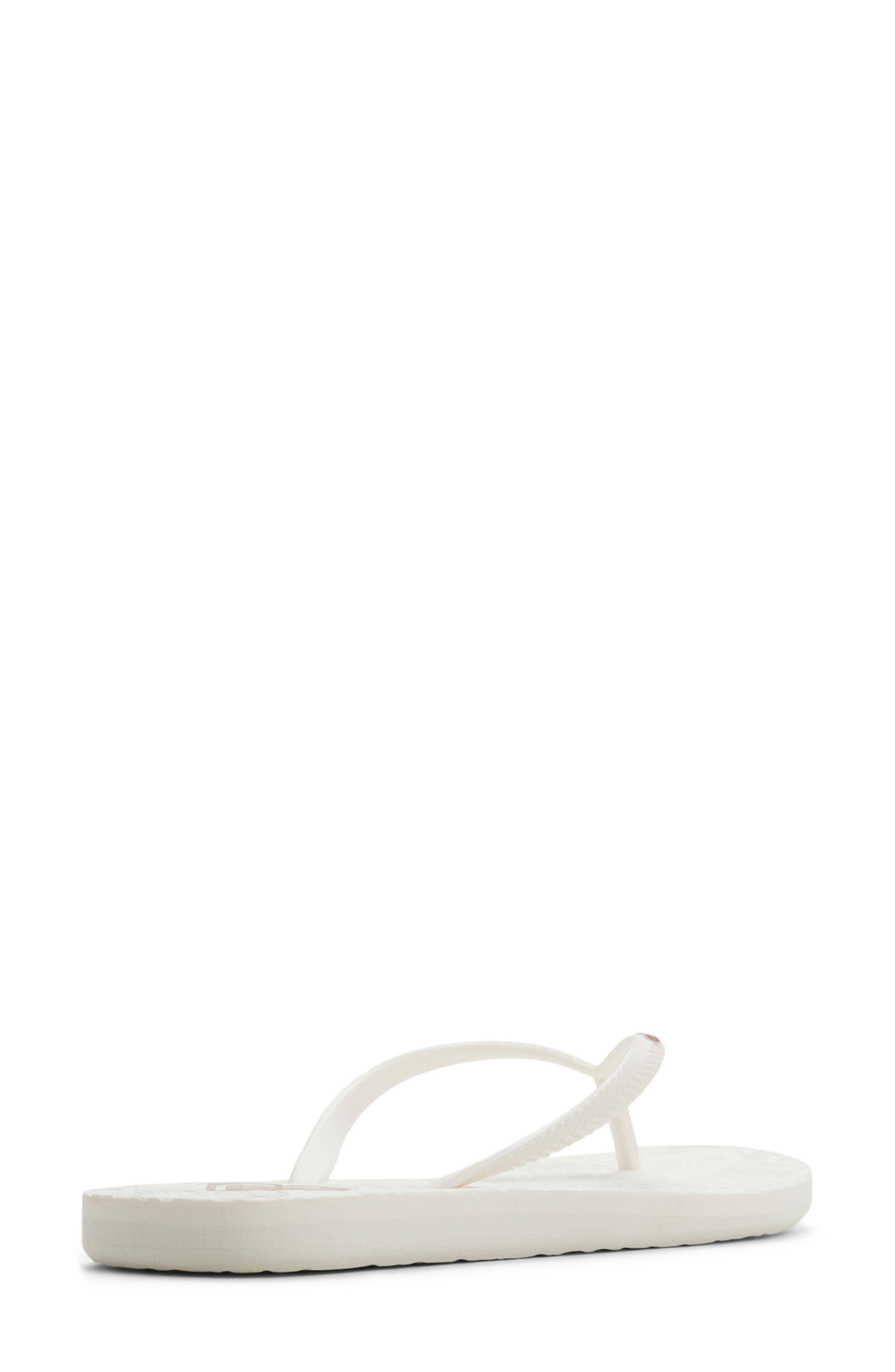 Roxy Antilles III Flip Flop, Alternate, color, Cream