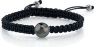 The Pearl Source Tahitian South Sea Pearl Braided Wave Bracelet