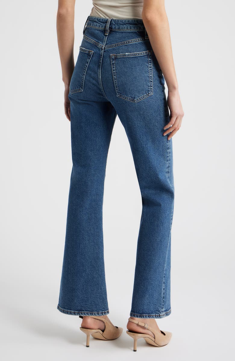 FRAME The Pixie Arrow High Waist Bootcut Jeans, Alternate, color, Wired