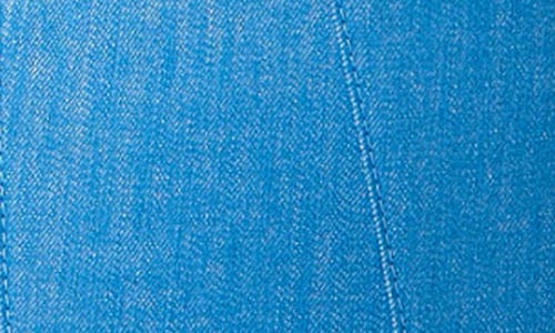 Akris Pleated Stretch Denim Midi Skirt In Blue