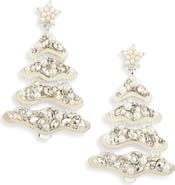 Leith Embellished Christmas Tree Drop Earrings