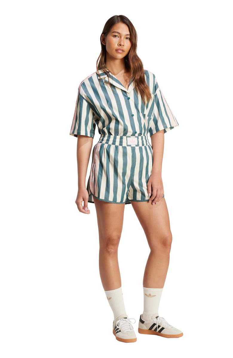 adidas Resort Cotton Shorts, Alternate, color, 