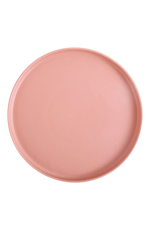 Stone Lain Stella Porcelain 6-piece Dinner Plate Set In Pink