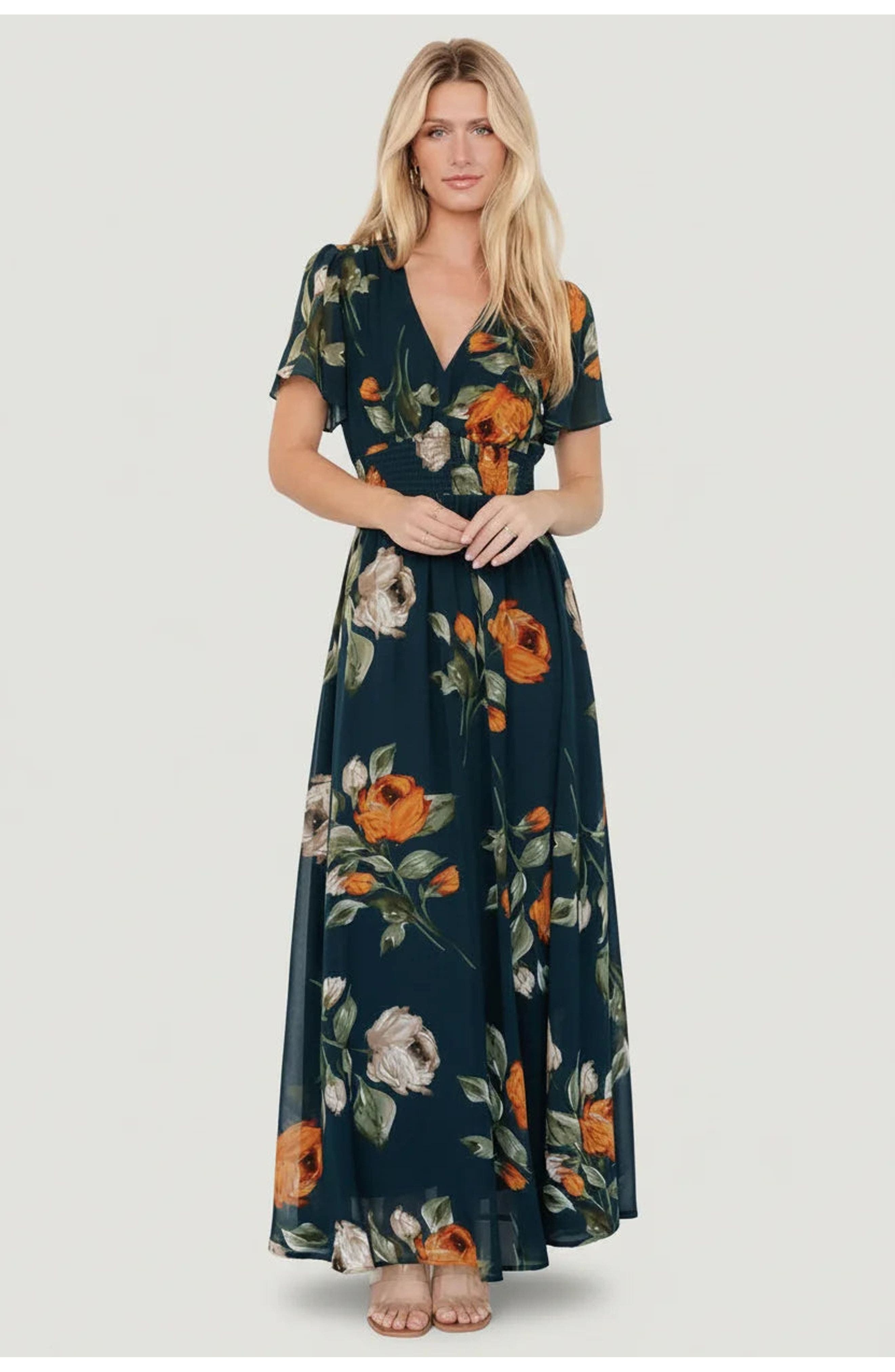 selected Deep Topaz Floral