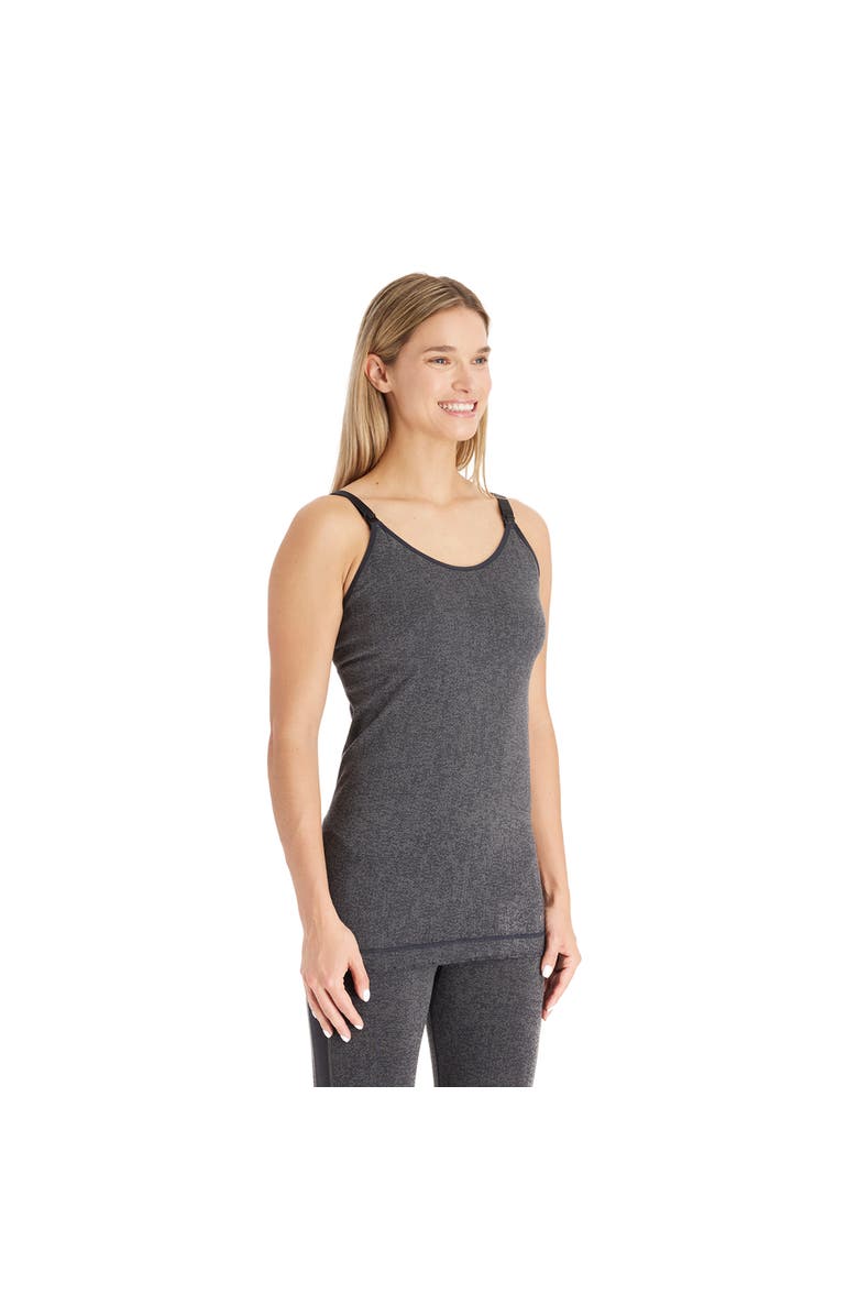Modern Eternity Maternity Modern Eternity Hannah Activewear Maternity & Nursing Tank, Alternate, color, Grey Jacquard
