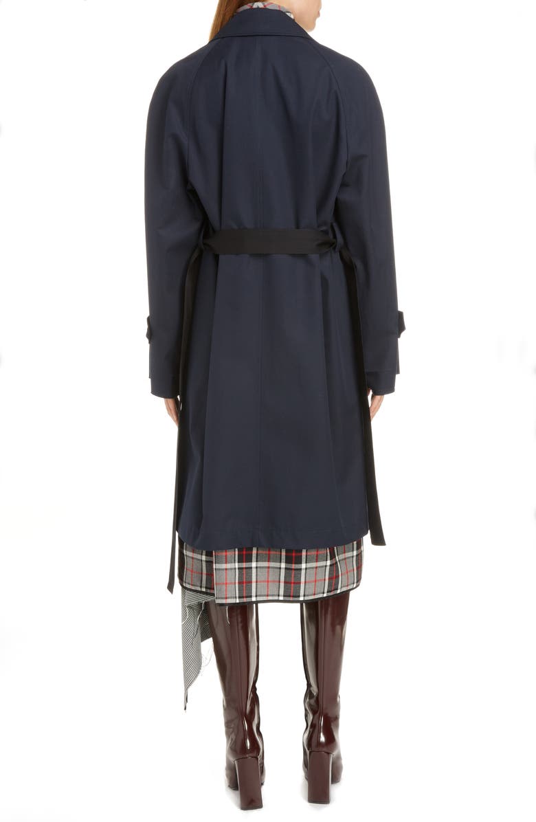 Balenciaga Layered Trench Coat, Alternate, color,