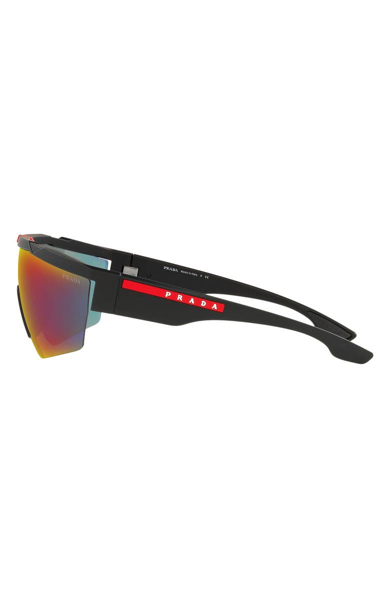 PRADA SPORT 44mm Mirrored Shield Sunglasses, Alternate, color,