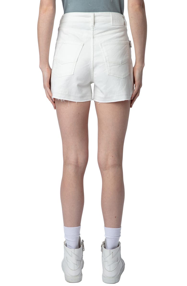 Zadig & Voltaire Sissi Denim Shorts, Alternate, color,