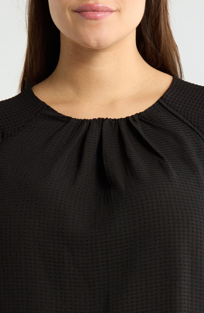 Wit & Wisdom Textured Short Sleeve Shirt, Alternate, color, 