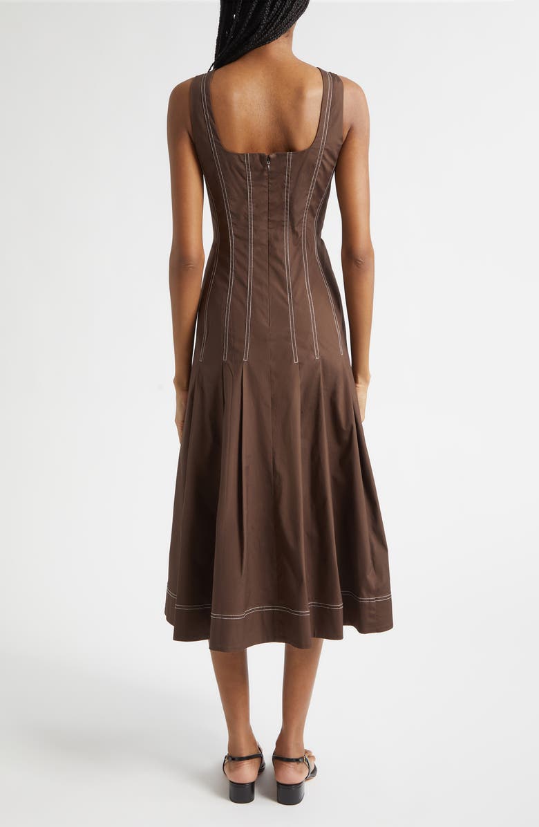 Veronica Beard Jolie Dress, Alternate, color, Dark Mocha