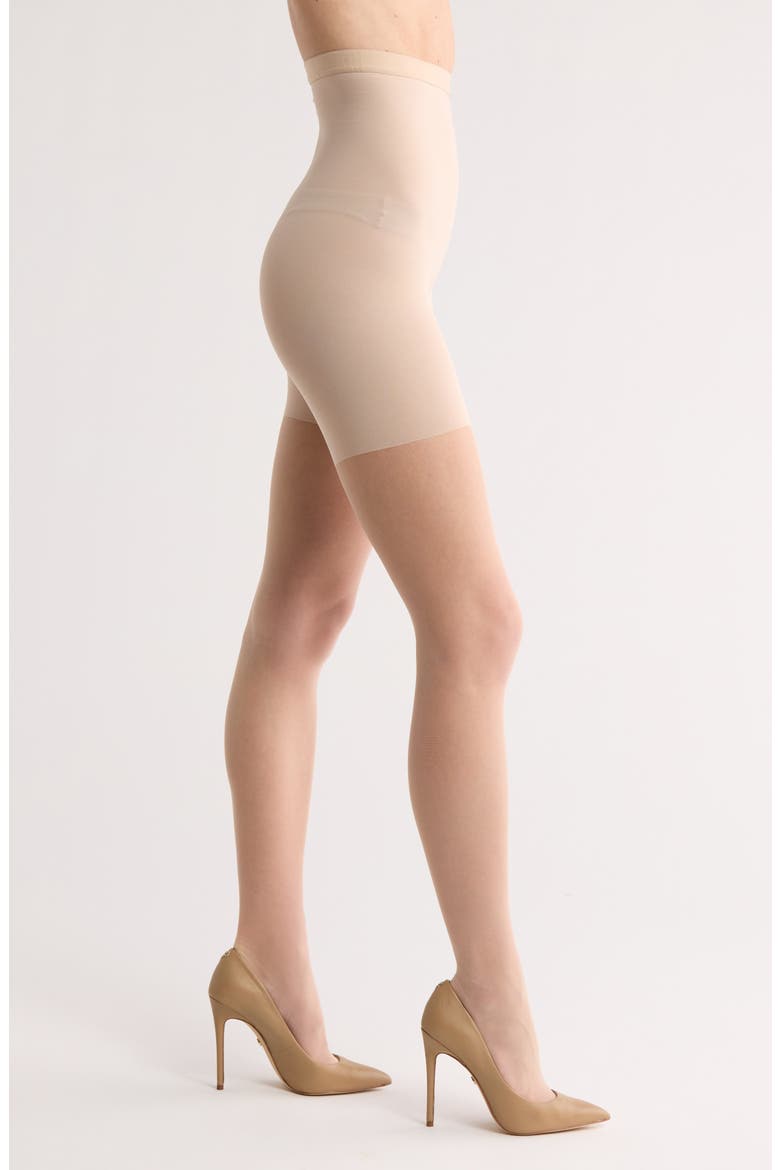 High Waisted Mid-Thigh Sheers, Main, color, BEIGE