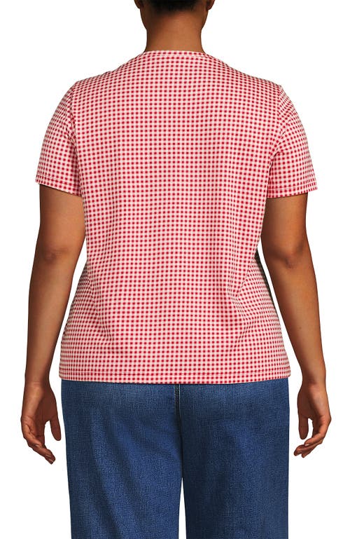 Lands' End Relaxed Supima Cotton Crew Neck T-shirt In Multi