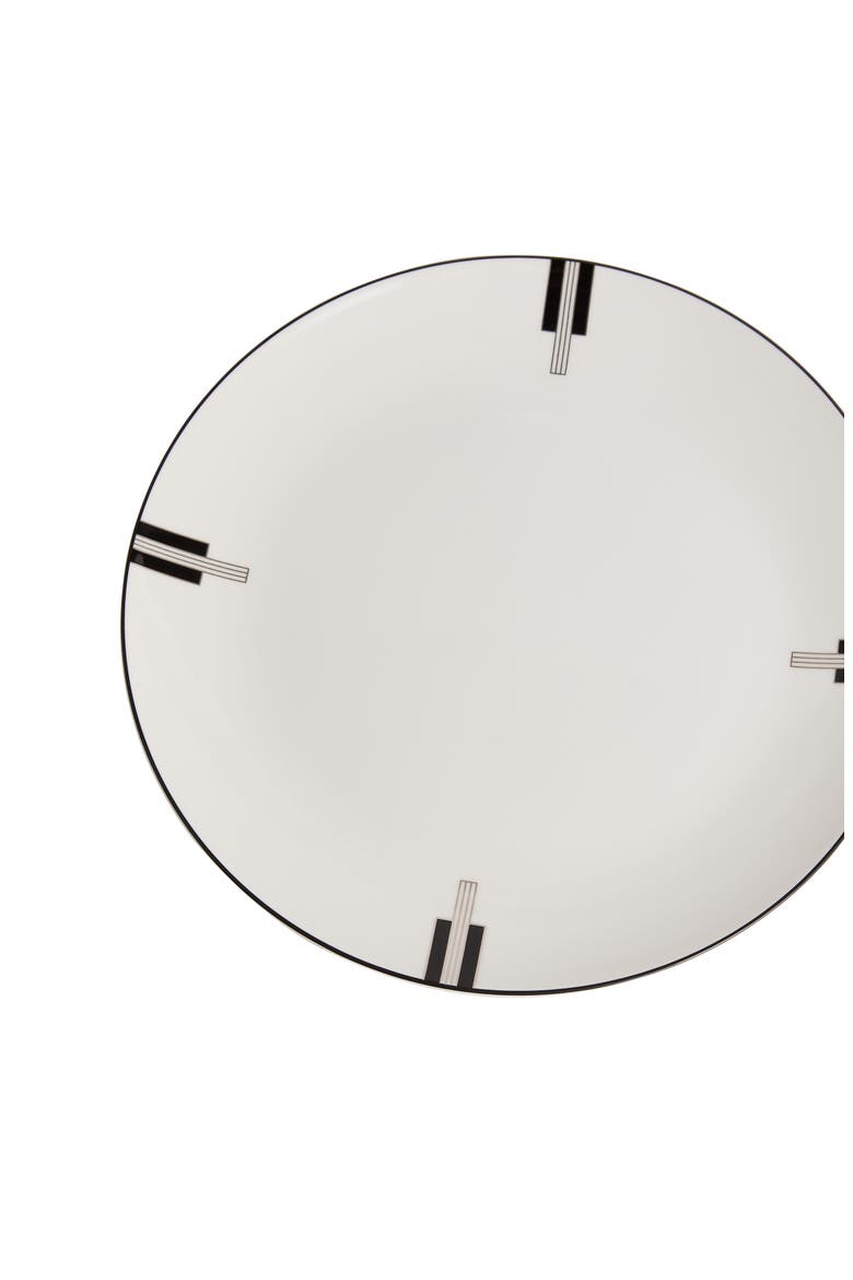 x Vera Wang Luxe Graphite Bone China Plate, Alternate, color, NO COLOR