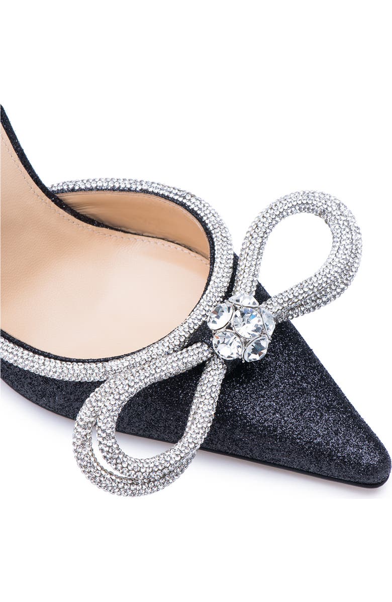 Mach & Mach Double Crystal Bow Pointed Toe Pump, Alternate, color,