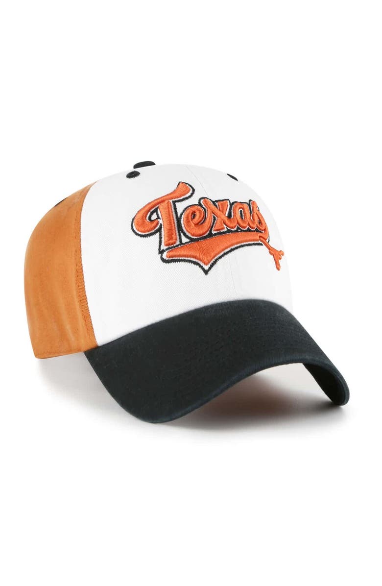 '47 Youth '47 Burnt Orange Texas Longhorns Scooter Clean Up Adjustable Hat, Alternate, color, White