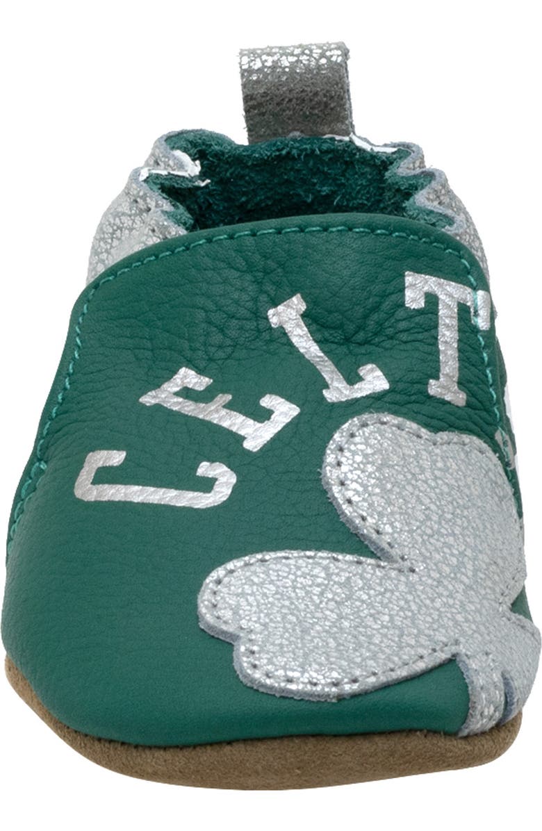 Robeez<sup>®</sup> Boston Celtics Crib Shoe, Alternate, color,