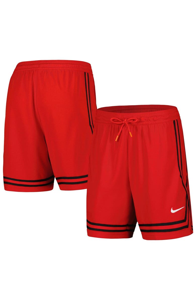 Nike Women's Nike Red WNBA Logowoman Team 13 Crossover Performance Shorts, Alternate, color, Red