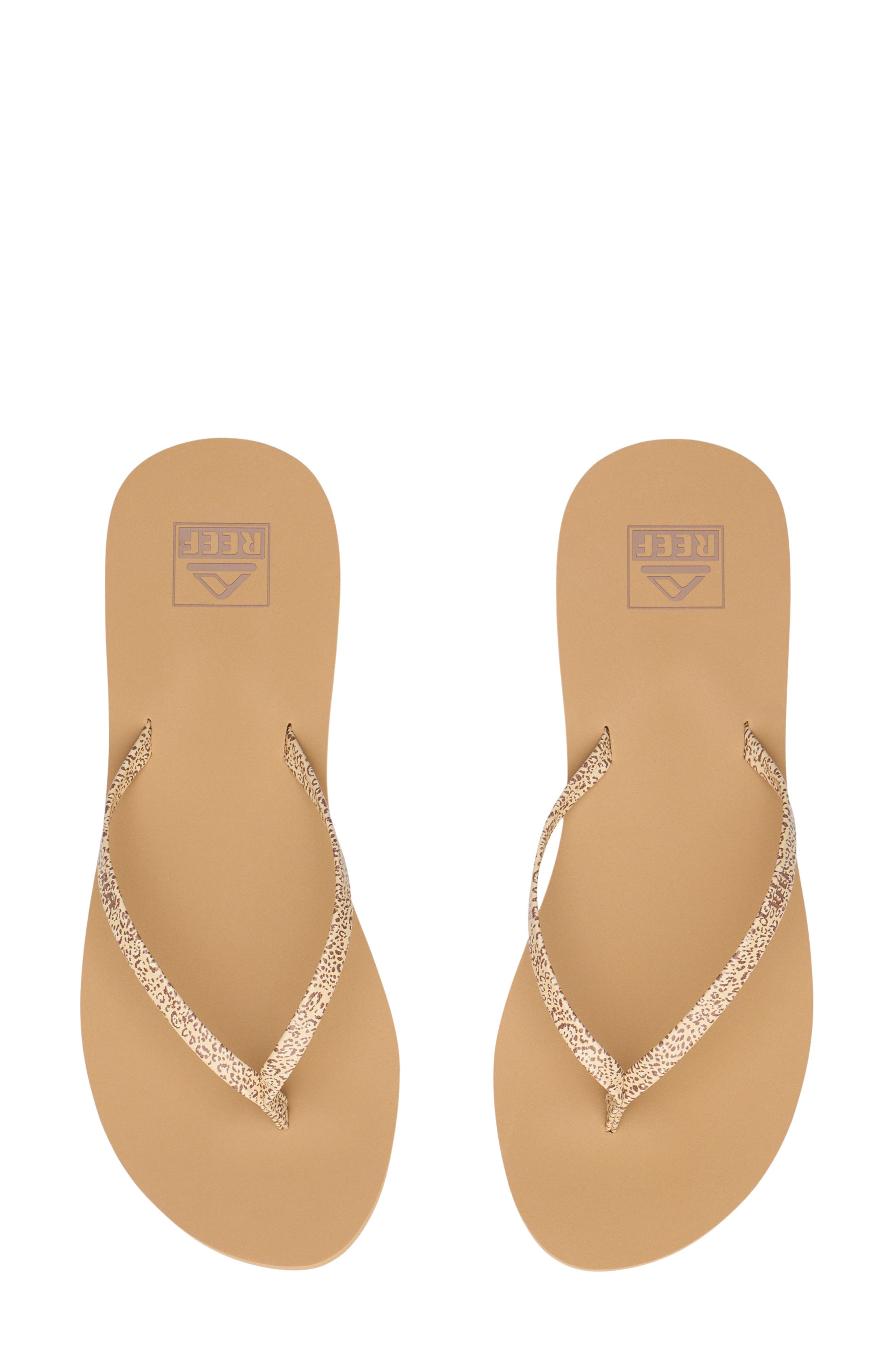 Reef Bliss Nights Flip Flop, Alternate, color, Ditsy Cheetah