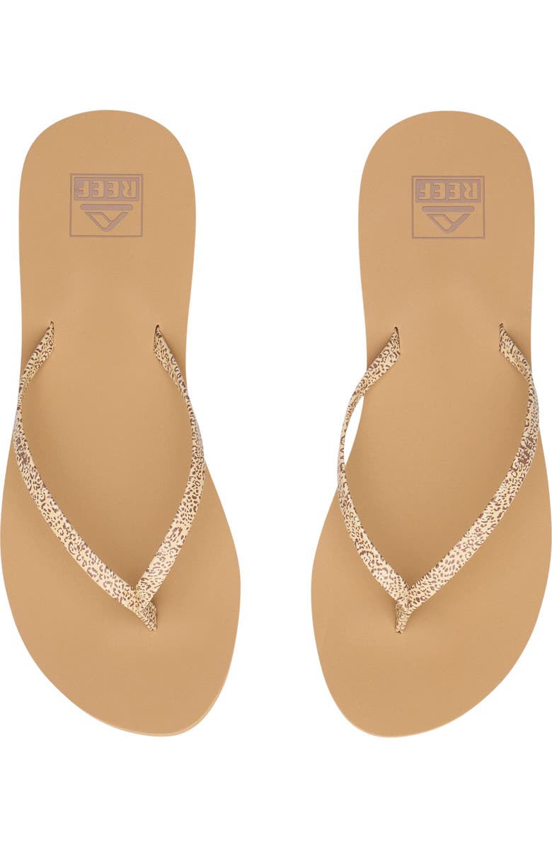 Reef Bliss Nights Flip Flop, Alternate, color, Ditsy Cheetah