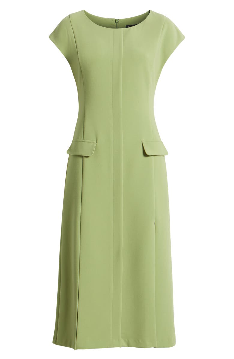 Black Halo Lali Slit Midi Dress, Alternate, color, Pear