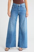 MOTHER Lemon Twist High Waist Wide Leg Jeans