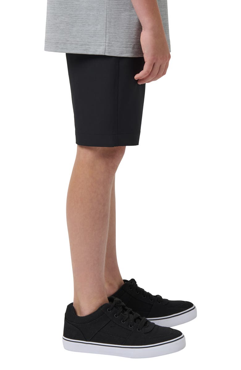 TravisMathew Kids' Wanderlust Flat Front Stretch Shorts, Alternate, color, Black
