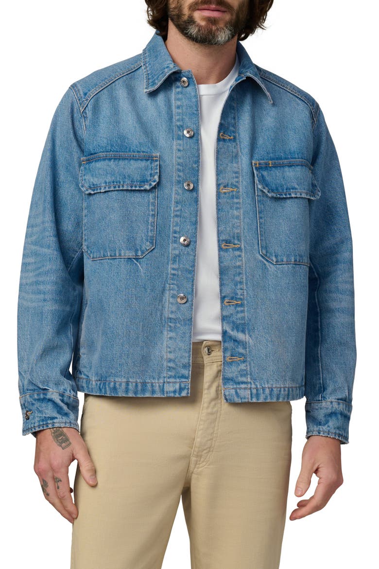 The Airborne Denim Jacket, Main, color, DEPUTY