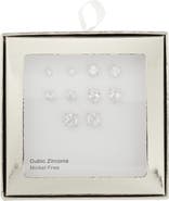 NORDSTROM RACK Set of 5 Cubic Zirconia Stud Earrings