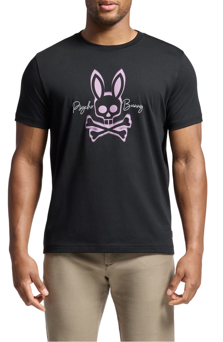 Psycho Bunny Loa Pima Cotton Graphic T-Shirt, Main, color, 