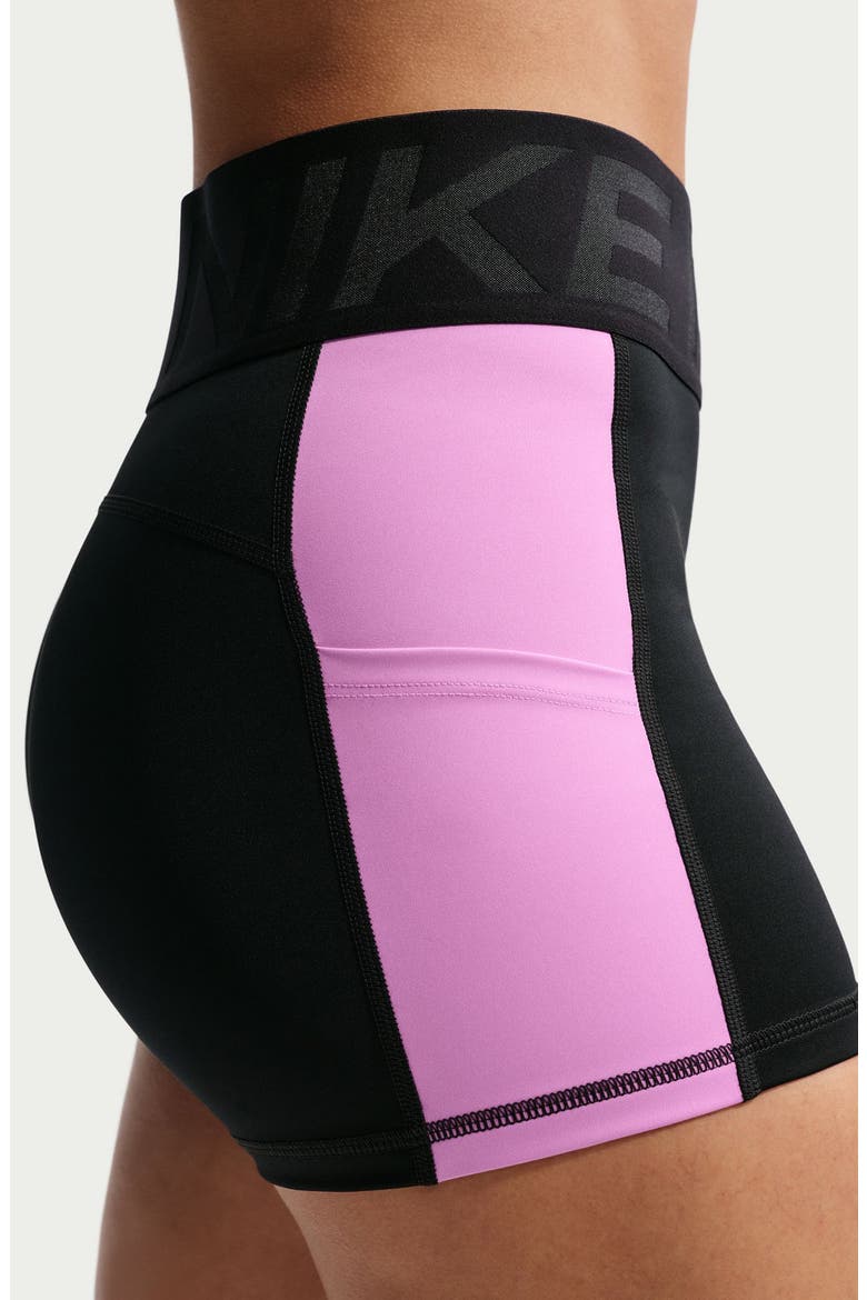 Pro Sculpt Dri-FIT Bike Shorts, Alternate, color, BLACK/ MAGENTA/ WHITE