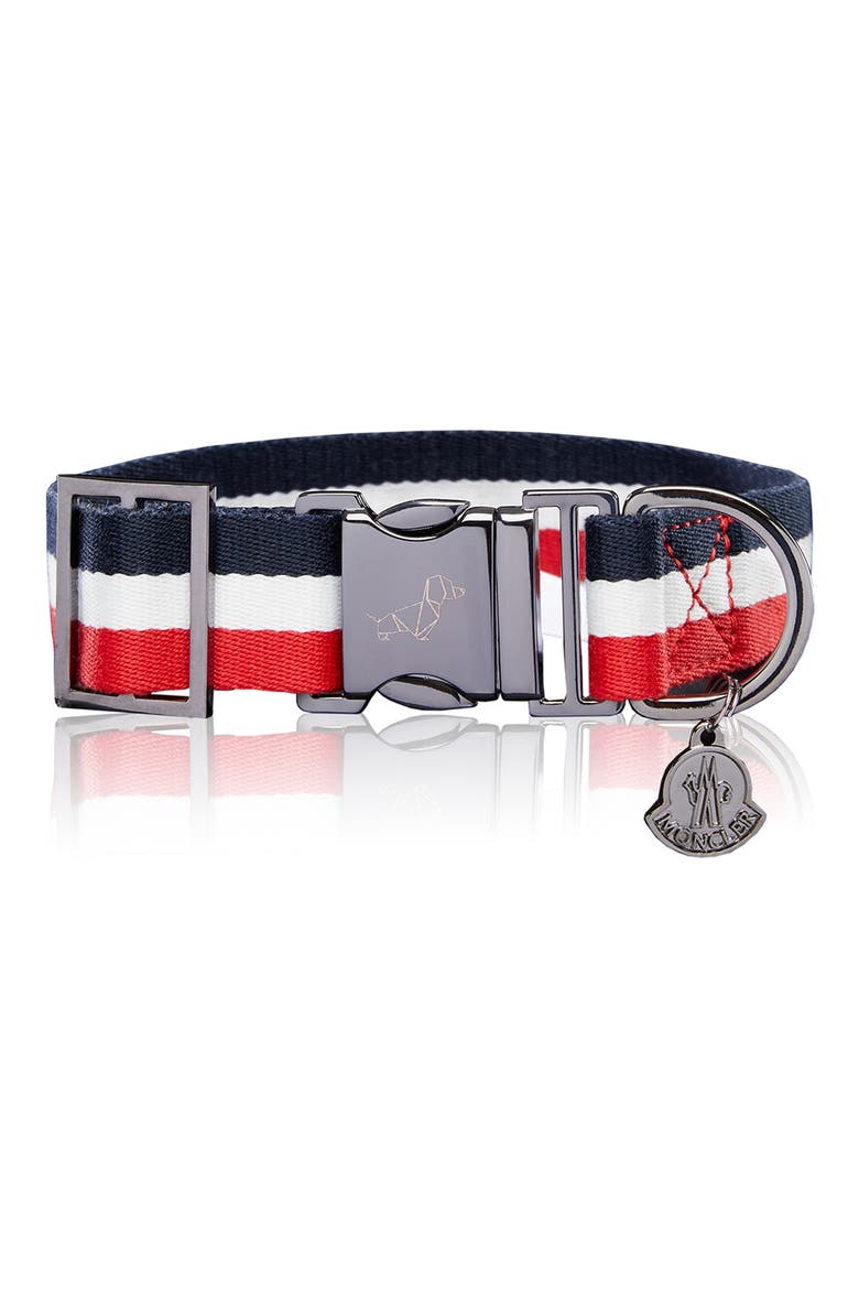 Moncler Poldo Collare Dog Collar, Alternate, color, CADET