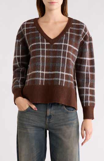 PacSun Eliza Plaid Sweater