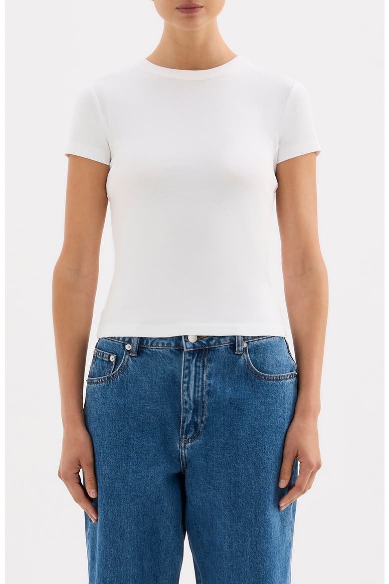 Baby Tee, Main, color, White