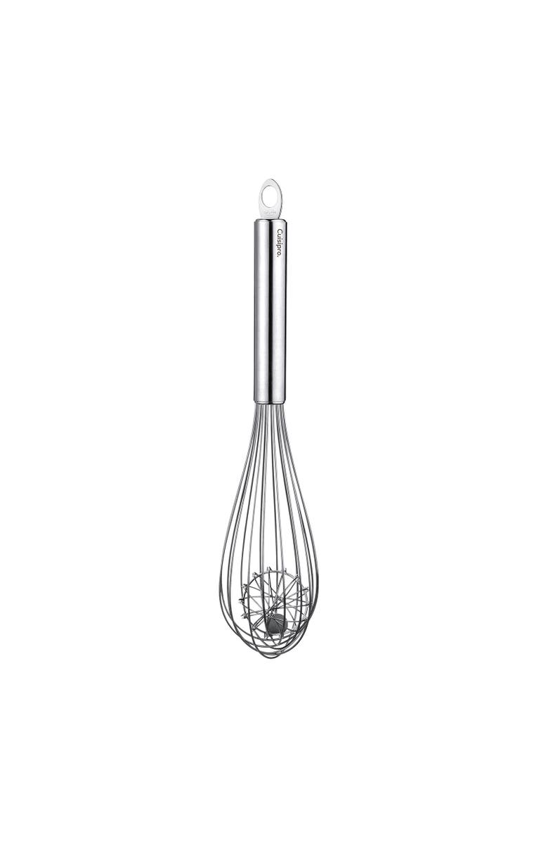 CUISIPRO 12 Inch Duo Whisk Stainless Steel Ball Whisk Solid Handle, Main, color, Silver