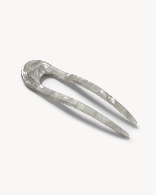 Machete French Hair Pin In Gray
