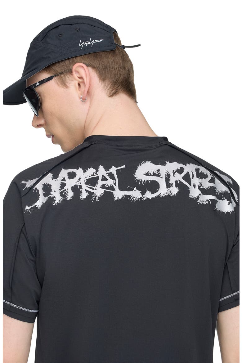 Chito Graphic Running Short Sleeve Tee, Alternate, color, BLACK