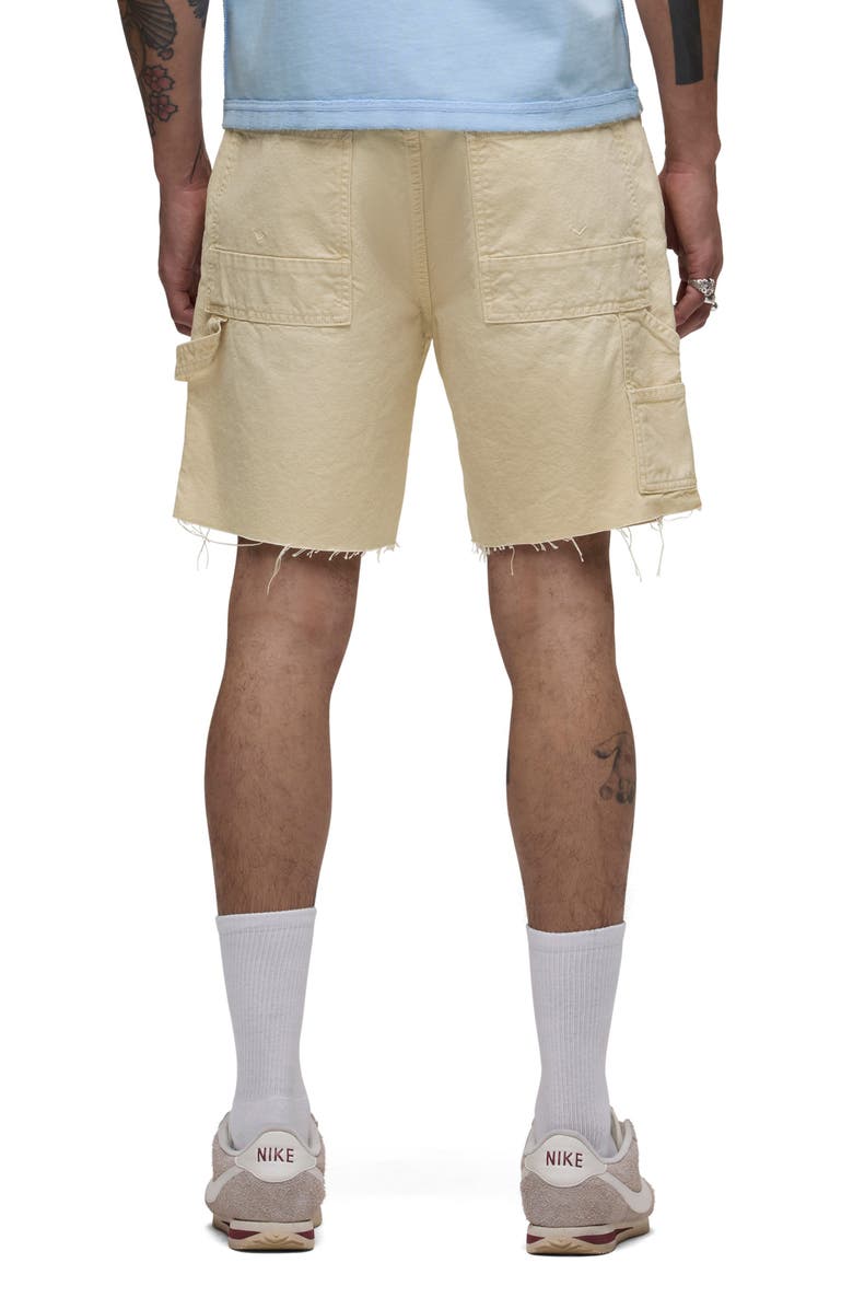 Hudson Jeans Cutoff Cotton Twill Carpenter Shorts, Alternate, color, Dusty Sand