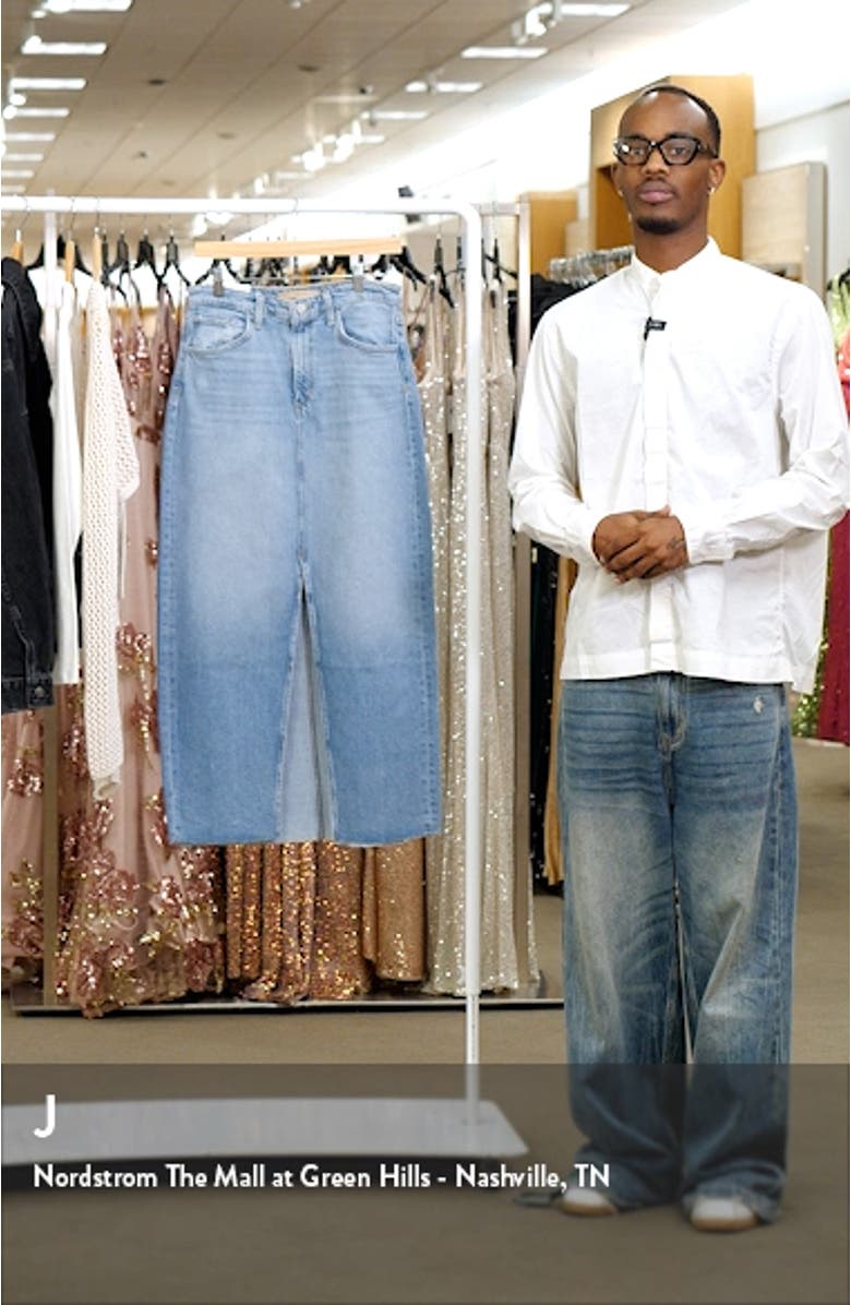 The Eva Denim Maxi Skirt, sales video thumbnail