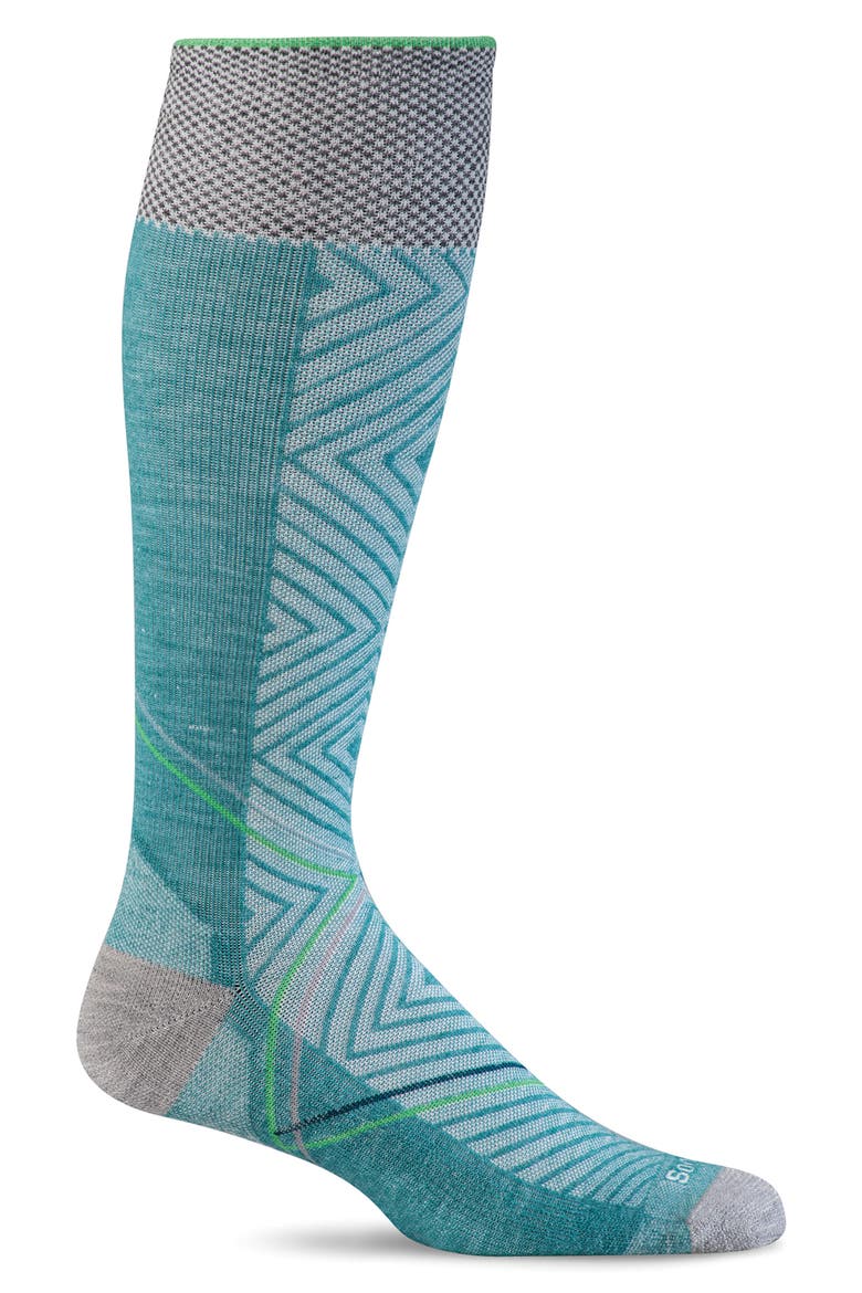 Pulse Compression Knee Socks, Alternate, color, MINERAL