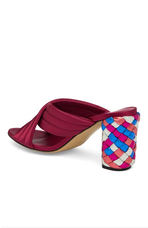 April & Alex Tami Heel In Burgundy